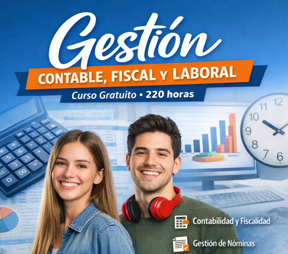Imagen del curso ITINERARIO FORMATIVO EN GESTIÓN CONTABLE, FISCAL Y LABORAL (GARANTIA JUVENIL)