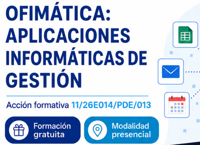 Imagen del curso OFIMÁTICA: APLICACIONES INFORMÁTICAS DE GESTIÓN (CTRD0022)