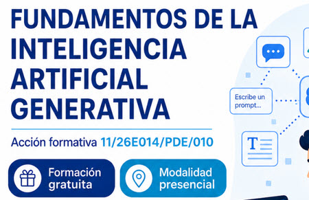 Imagen del curso FUNDAMENTOS DE LA INTELIGENCIA ARTIFICIAL GENERATIVA (CTRED0046)